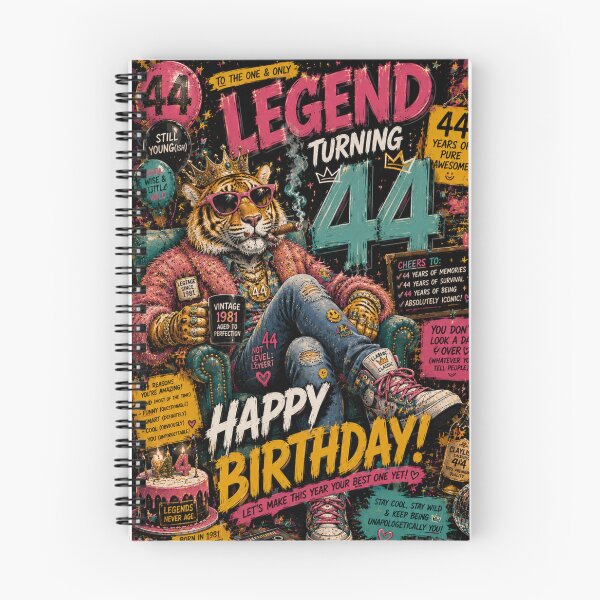 Item preview, Legendary 44 Vintage 1981 Tiger Birthday Celebration designed and sold by Places On Earth.