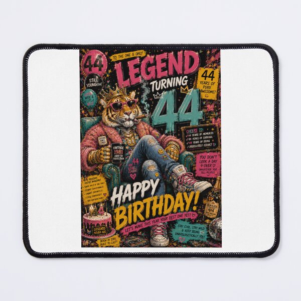 Item preview, Legendary 44 Vintage 1981 Tiger Birthday Celebration designed and sold by Places On Earth.