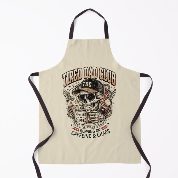 Item preview, Tired Dad Club Powered By Coffee designed and sold by dudelinart.