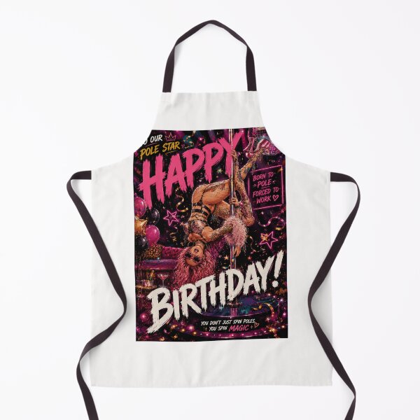 Item preview, Pole Star Happy Birthday Neon Party Celebration designed and sold by Places On Earth.
