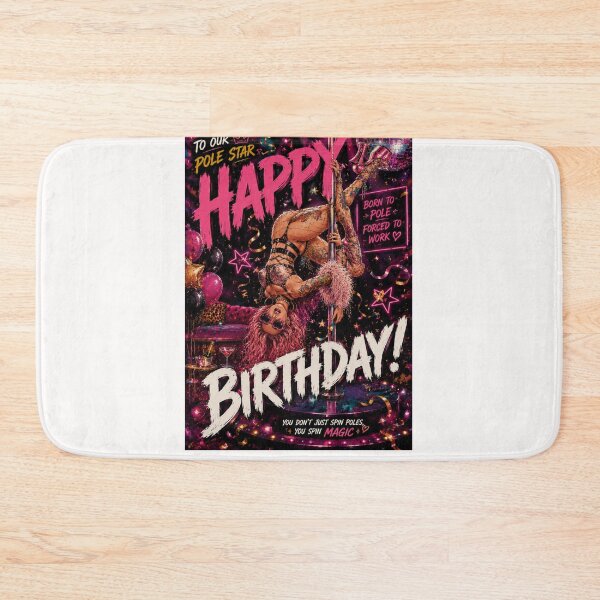 Item preview, Pole Star Happy Birthday Neon Party Celebration designed and sold by Places On Earth.