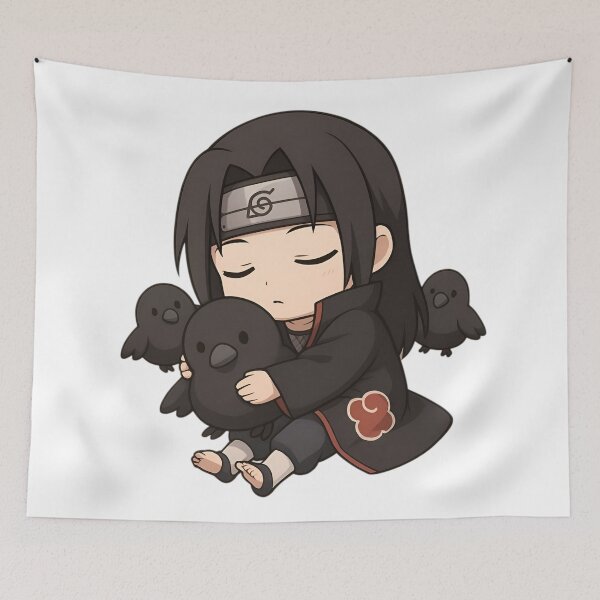 Item preview, Itachi Uchiha Chibi Crow Anime Art | Cute Akatsuki Ninja Sticker | Naruto Anime Aesthetic designed and sold by Dyan4.