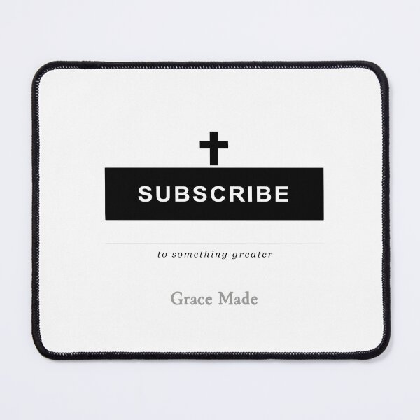 Item preview, Subscribe (Black Text) designed and sold by GraceMadeArt.