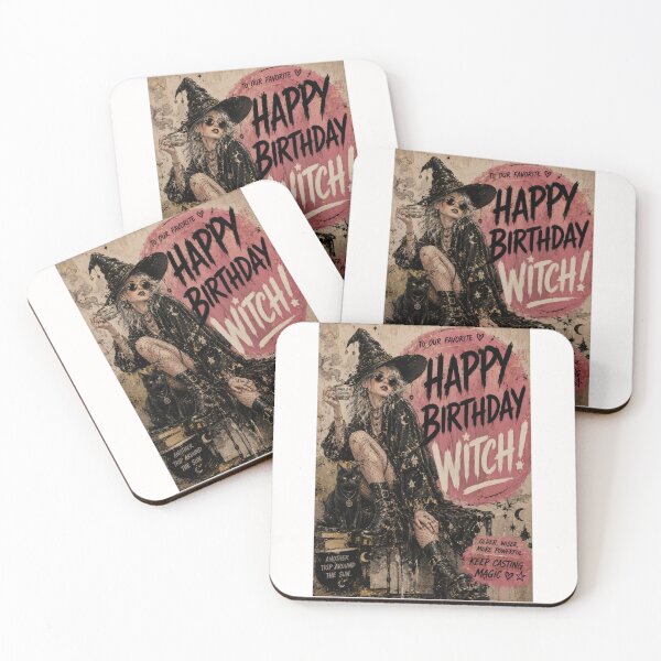 Item preview, Witchy Birthday Moon Magic Gothic Celebration designed and sold by Places On Earth.