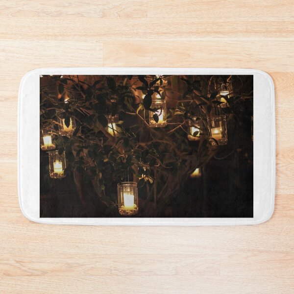 Item preview, Hanging Candle Lanterns in Tree Branches at Night With Warm Ambient Glow for Romantic Decor designed and sold by Nmallia.