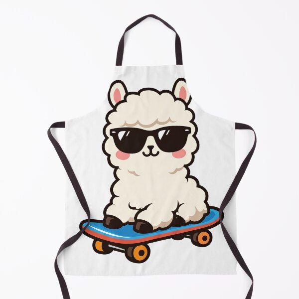 Item preview, Cool Alpaca on Skateboard Cute Kawaii Animal With Sunglasses designed and sold by Owcomm.