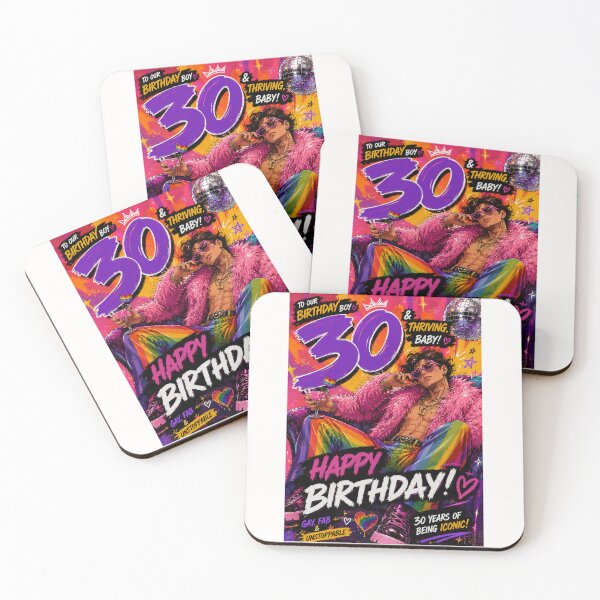 Item preview, Thirty Thriving Rainbow Pride Birthday Celebration designed and sold by Places On Earth.
