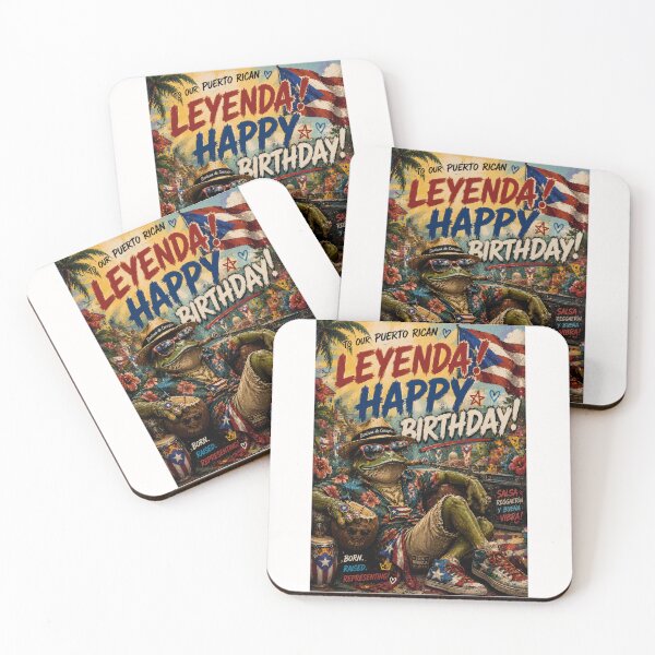Item preview, Puerto Rican Leyenda Salsa Reggaeton Birthday Celebration designed and sold by Places On Earth.