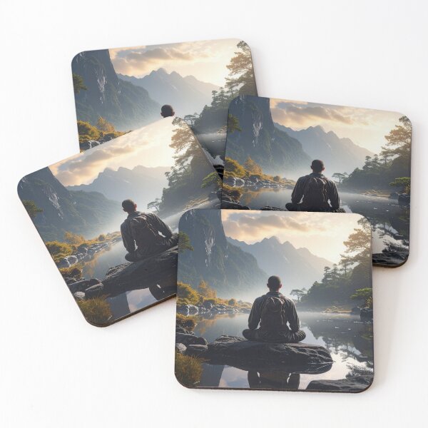 Item preview, meditative misty valley designed and sold by psychoshadow.