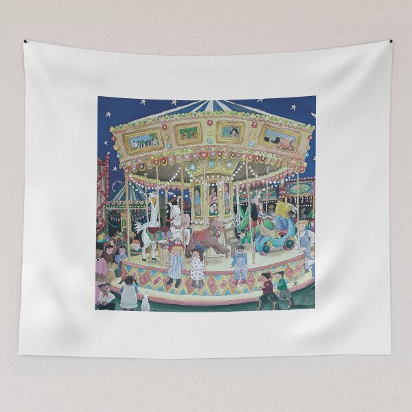 Item preview, A carousel at night designed and sold by BarryEJSmithart.