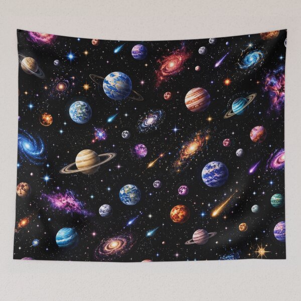 Item preview, Cosmic Drift Galaxy Pattern | Space Aesthetic Planets & Nebula Universe designed and sold by IGLCreative.