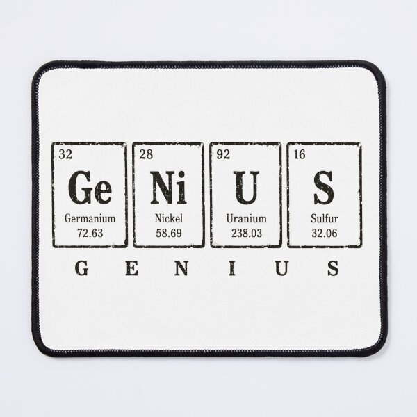 Item preview, GENIUS Periodic Table Minimalist Science designed and sold by 236design.