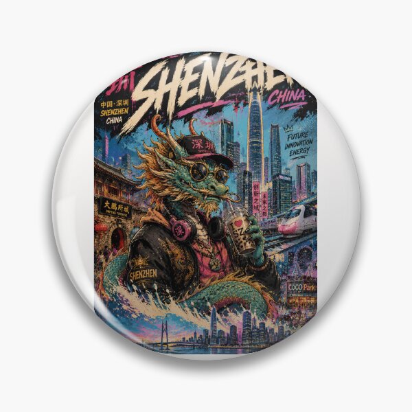 Item preview, Shenzhen China Innovation Dragon City Skyline designed and sold by Places On Earth.