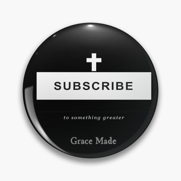 Item preview, Subscribe (White Text) designed and sold by GraceMadeArt.