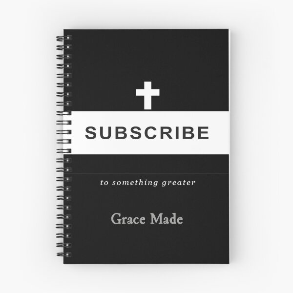 Item preview, Subscribe (White Text) designed and sold by GraceMadeArt.