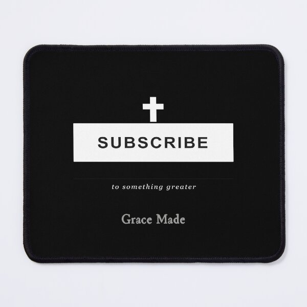 Item preview, Subscribe (White Text) designed and sold by GraceMadeArt.