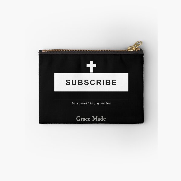 Item preview, Subscribe (White Text) designed and sold by GraceMadeArt.