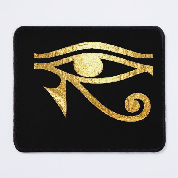 Item preview, Metallic Gold Eye of Horus Egyptian Protection Symbol designed and sold by FlatInkStudio.