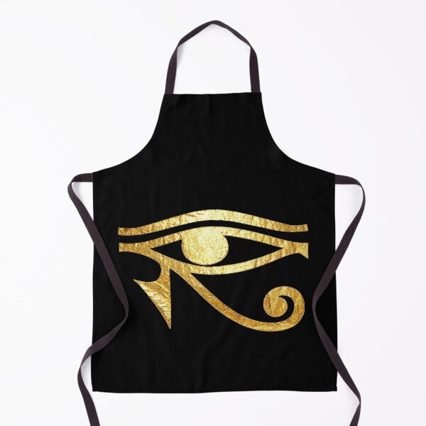 Item preview, Metallic Gold Eye of Horus Egyptian Protection Symbol designed and sold by FlatInkStudio.