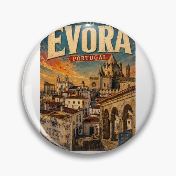 Item preview, Évora Portugal UNESCO Heritage Roman Temple Medieval Castle designed and sold by Places On Earth.