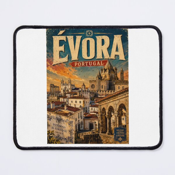 Item preview, Évora Portugal UNESCO Heritage Roman Temple Medieval Castle designed and sold by Places On Earth.