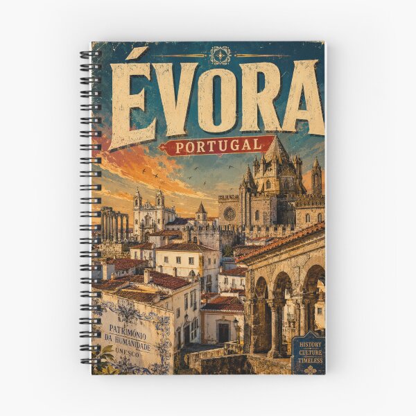 Item preview, Évora Portugal UNESCO Heritage Roman Temple Medieval Castle designed and sold by Places On Earth.
