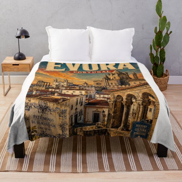 Item preview, Évora Portugal UNESCO Heritage Roman Temple Medieval Castle designed and sold by Places On Earth.