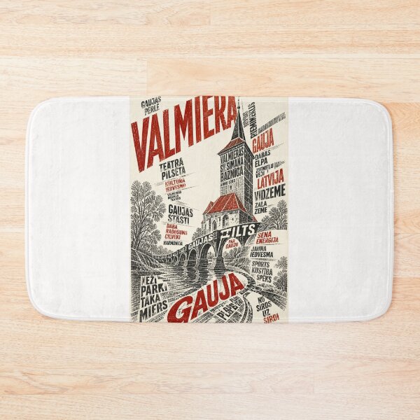 Item preview, Valmiera Gauja Latvia Vidzeme Heritage River Landscape designed and sold by Places On Earth.