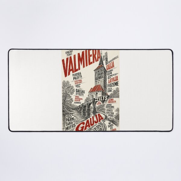 Item preview, Valmiera Gauja Latvia Vidzeme Heritage River Landscape designed and sold by Places On Earth.
