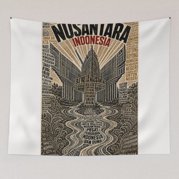 Item preview, Nusantara Indonesia Ibu Kota Archipelago Vision Heritage designed and sold by Places On Earth.
