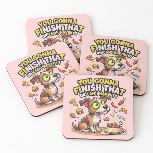 Item preview, Funny Dog Food Begging Meme Art designed and sold by pradeepvisuals.