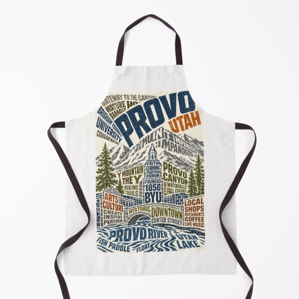 Item preview, Provo Utah BYU Rocky Mountains Provo River Heritage designed and sold by Places On Earth.