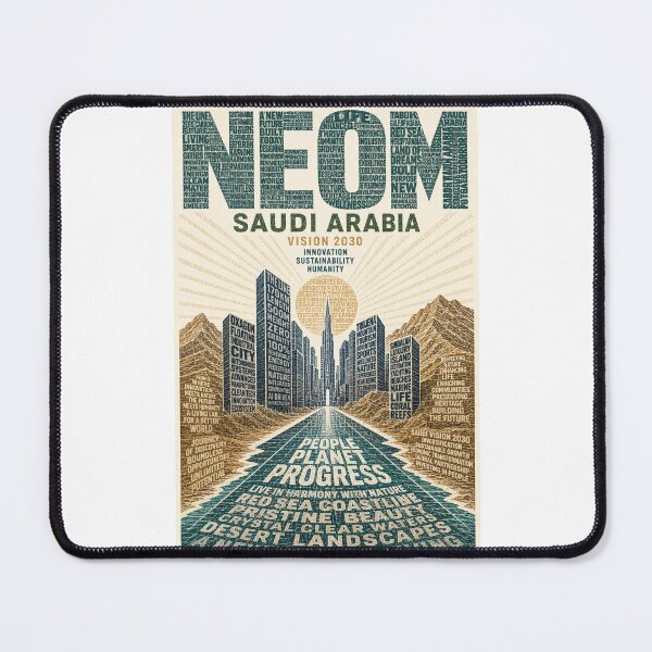 Item preview, NEOM Saudi Arabia Vision 2030 Red Sea Innovation designed and sold by Places On Earth.