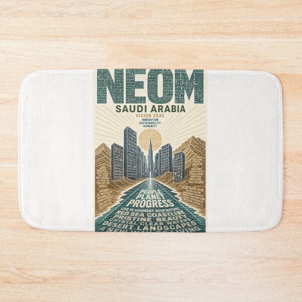 Item preview, NEOM Saudi Arabia Vision 2030 Red Sea Innovation designed and sold by Places On Earth.
