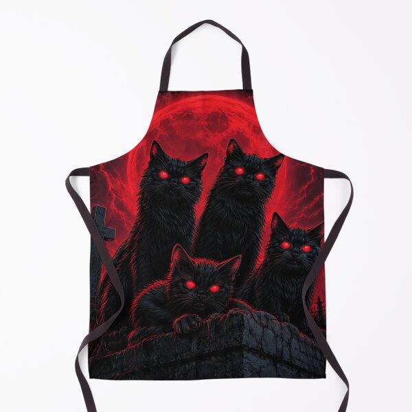 Item preview, Blood Moon Horror Cats designed and sold by ArtoryNest.