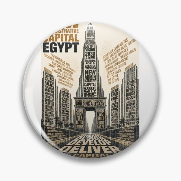 Item preview, New Administrative Capital Egypt Vision 2030 Cairo Future designed and sold by Places On Earth.