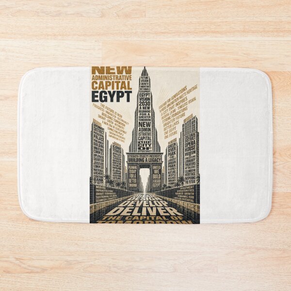 Item preview, New Administrative Capital Egypt Vision 2030 Cairo Future designed and sold by Places On Earth.