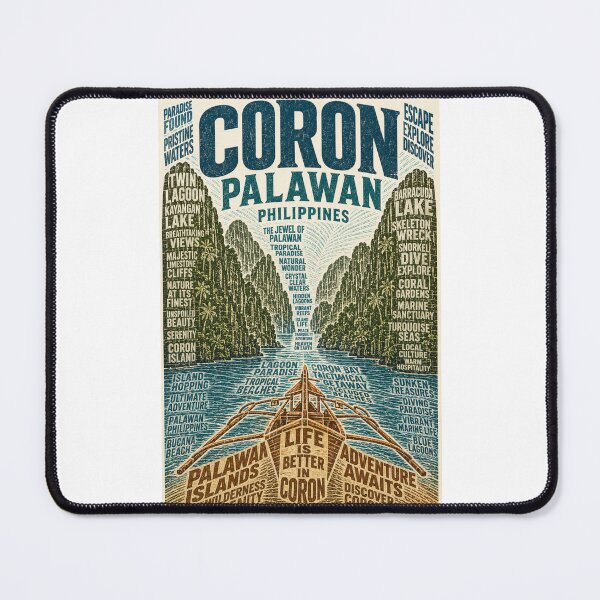 Item preview, Coron Palawan Philippines Kayangan Lake Tropical Paradise designed and sold by Places On Earth.