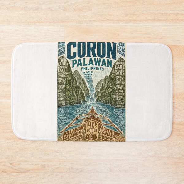 Item preview, Coron Palawan Philippines Kayangan Lake Tropical Paradise designed and sold by Places On Earth.