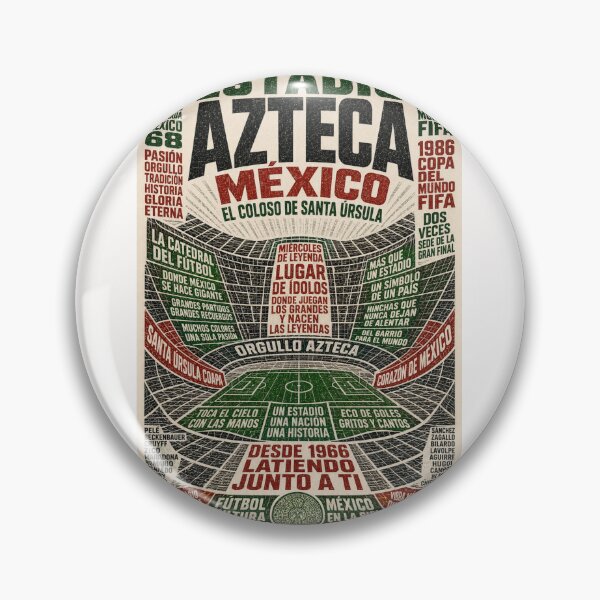 Item preview, Estadio Azteca Mexico Santa Úrsula Football Legends designed and sold by Places On Earth.
