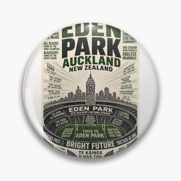 Item preview, Eden Park Auckland New Zealand All Blacks Stadium Legacy designed and sold by Places On Earth.