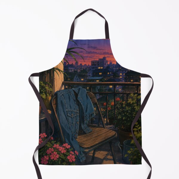 Item preview, Dusk Hour Balcony - 80s Anime designed and sold by bapupa.
