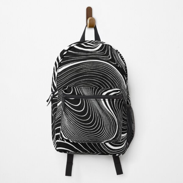 Item preview, Liquid Geometry Abstract Pattern | Black and White Optical Line Art designed and sold by IGLCreative.