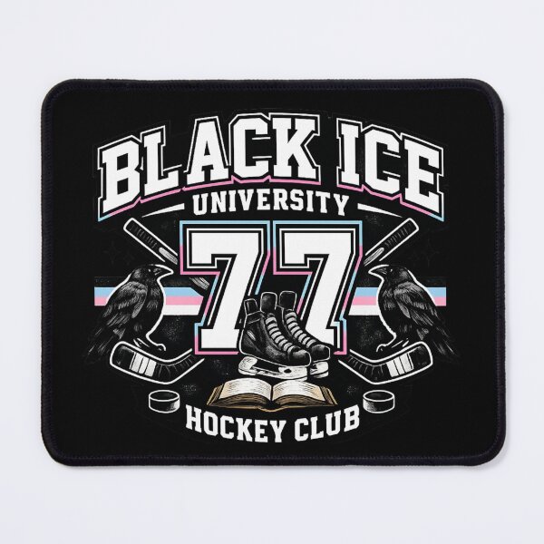 Item preview, Black Ice University Hockey Club Trans Varsity Design designed and sold by EchoPrint Co..
