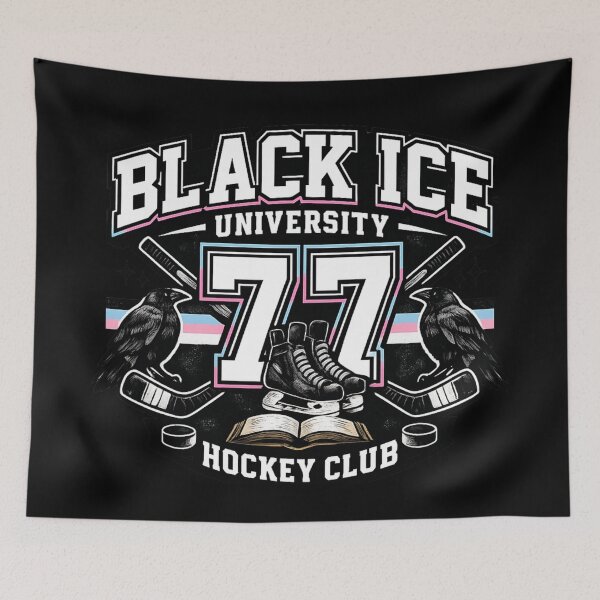 Item preview, Black Ice University Hockey Club Trans Varsity Design designed and sold by EchoPrint Co..