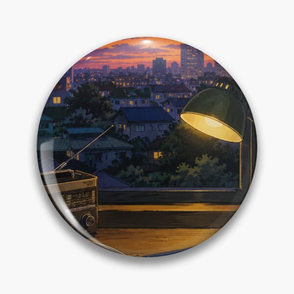 Item preview, Retro Sunset Nook - 80s Anime designed and sold by bapupa.