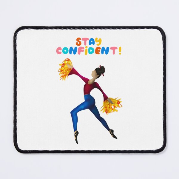 Item preview, Stay Confident Energetic Cheerleader Girl Power Graphic designed and sold by RoseArtGraphic.