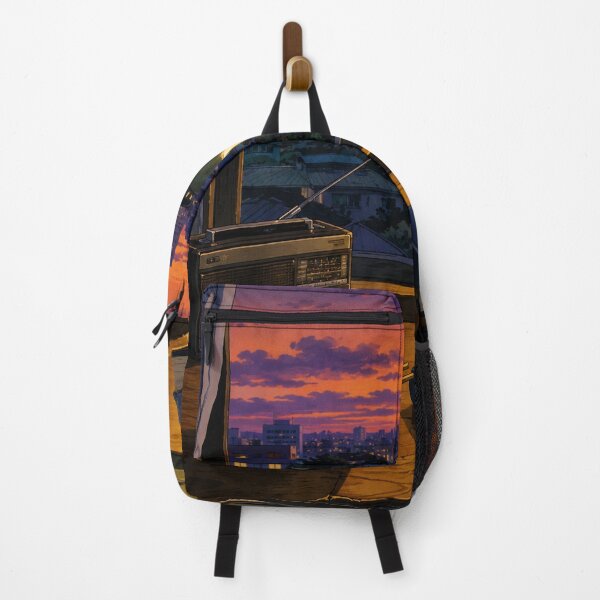 Item preview, Retro Sunset Nook - 80s Anime designed and sold by bapupa.