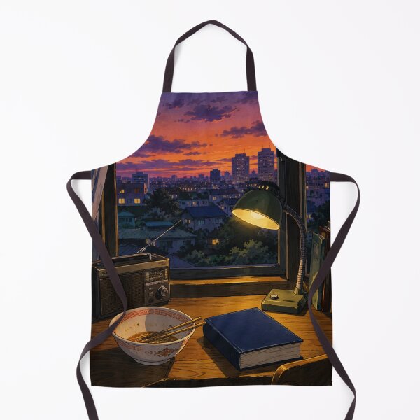 Item preview, Retro Sunset Nook - 80s Anime designed and sold by bapupa.
