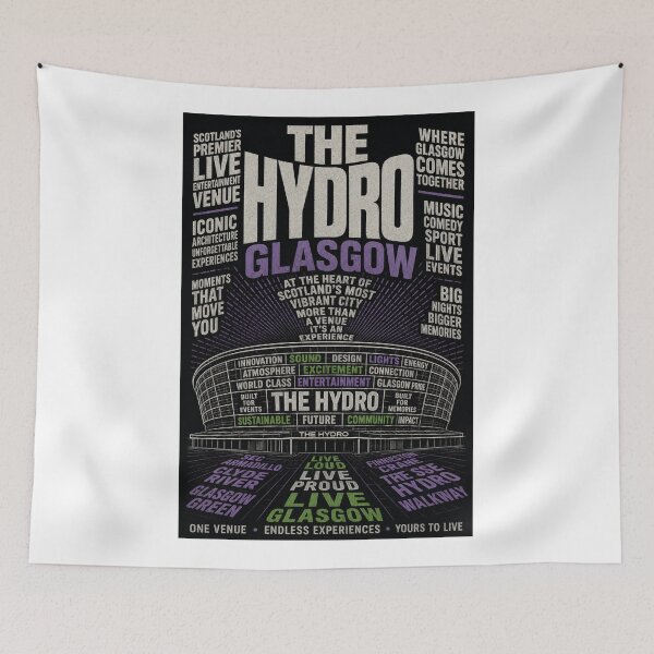 Item preview, OVO Hydro Glasgow Scotland Entertainment Landmark Clyde Waterfront designed and sold by Aryabek.